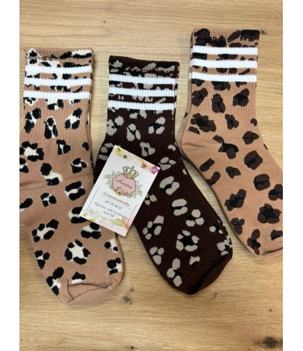 calcetines leopardo