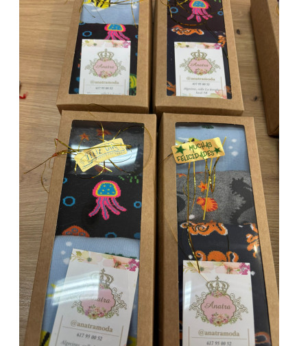 caja calcetienes hombre