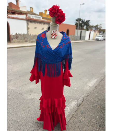 Maxi mantón bordado 2